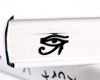 Metal Eye of Providence Bookmark: Spiritual Book Lover Gift