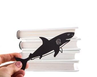 Metal Shark Bookmark: Ocean Reader Gift