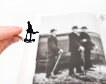 Metal Skater Bookmark: Urban Sport Reader Gift