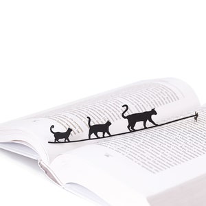 Cute Cats Bookmark Bestie, Cat Lover, Personalized Small Bookish Gift, Reading Bookclub Party Favors, Avid Reader Stocking Stuffer