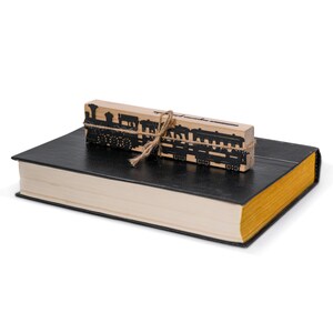 Bookmark for travel journal Reading Train- Coolbookmark.