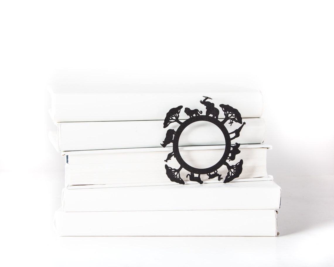 Metal Bookmark Africa // Unique Bookmark // Free Shipping Etsy