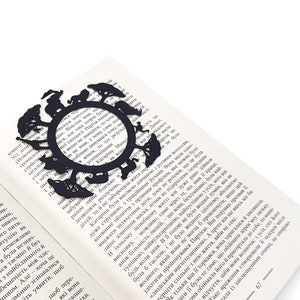Black metal bookmark Animals of Africa - Coolbookmark on Etsy.