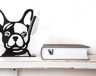Metal Boston Terrier Bookmark: Dog Lover Reader Gift