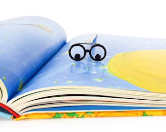 Metal Spectacle Bookmark: Funny Glasses Reader Gift
