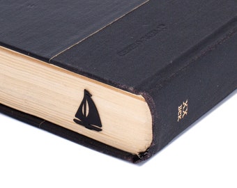 Metal Yacht Bookmark: Sailing Sea Reader Gift