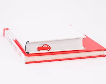 Metal French Car Bookmark: Retro Citroën Reader Gift
