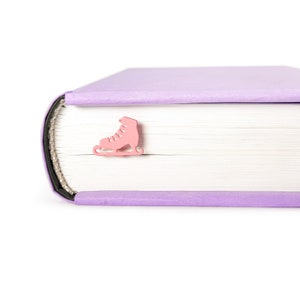 Pink bookmark Iceskates - Coolbookmark