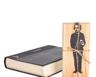 Metal Edgar Allan Poe Bookmark: Gothic Horror Reader Gift