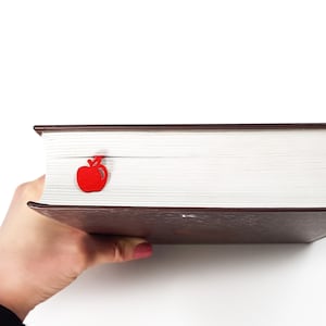 Bookmark Paradise Apple | Stocking Filler for Bookworms | Small Bookish Gift for Book Lovers | Reading Bookclub Party Favors