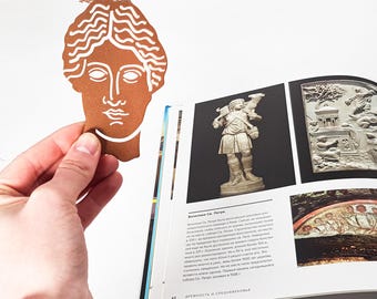 Metal Goddess Bookmark: Greek Mythology Poetry Gift