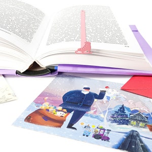 Pink bookmark Iceskates - Coolbookmark