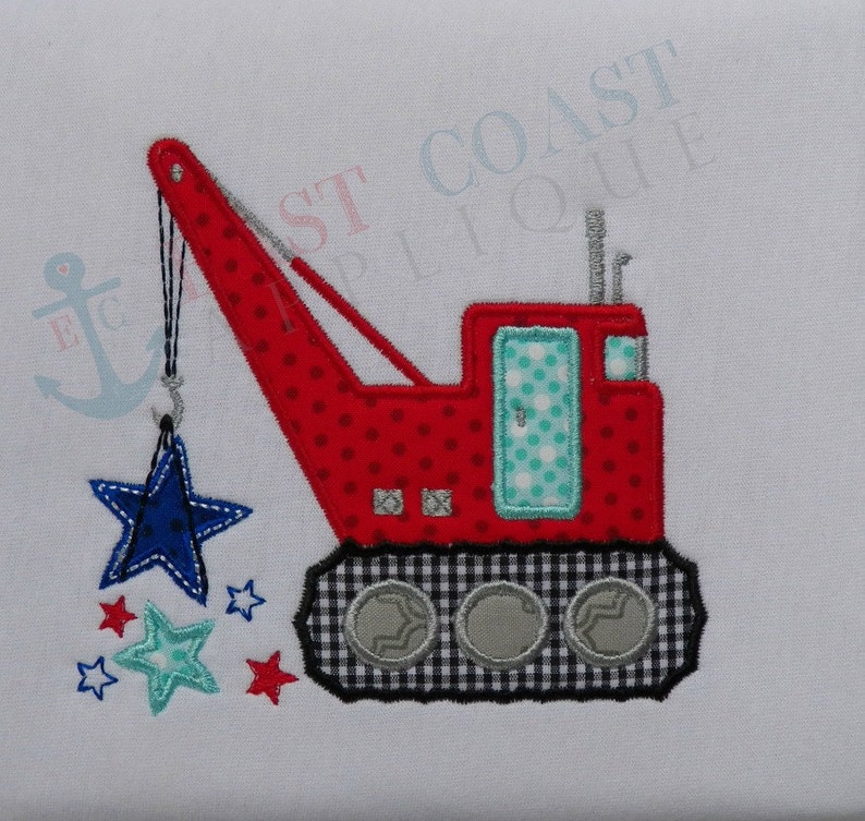 LIBERTY CRANE machine embroidery design Etsy