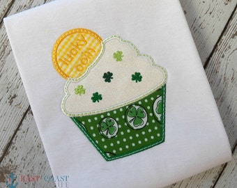 LUCKY CUPCAKE machine embroidery design
