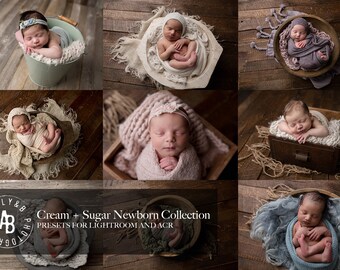 Cream and Sugar Newborn Collection • Presets for Lightroom + ACR