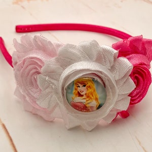 Sleeping Beauty Headband, Aurora Headband, Princess Aurora Headband Disney Headband, Princess Aurora Hairbow, Sleeping Beauty Hairbow