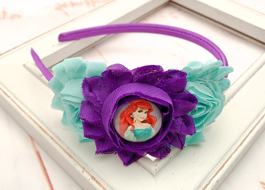 Ariel Headband, Disney Princess Headband, Little Mermaid Headband, Disney Headband, Disneys the