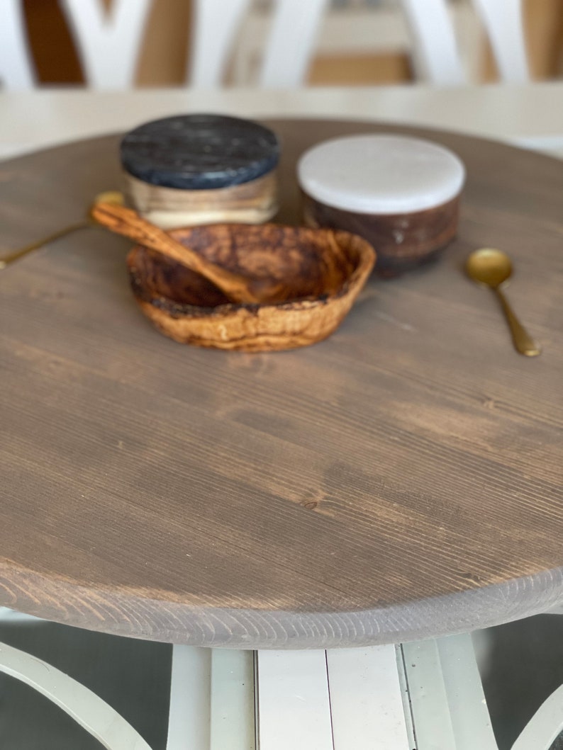 Lazy Susan Extra Large 24 Round Charcuterie Bread Board Giant Etsy