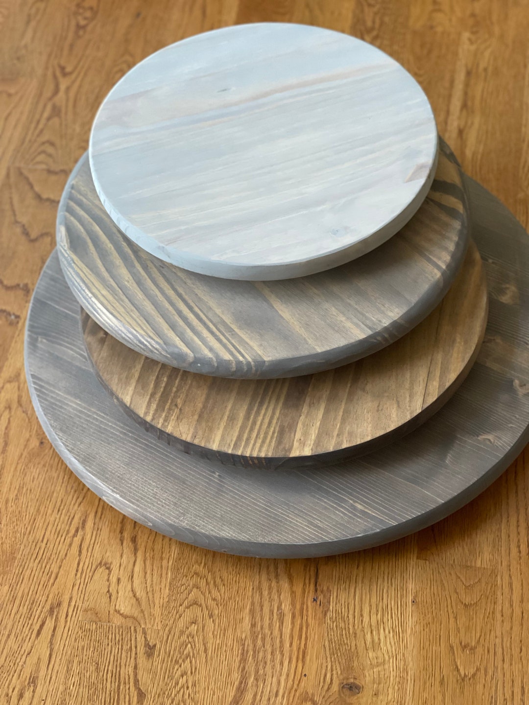 Lazy Susan Extra Large 24 Round Charcuterie Bread Board Giant Etsy