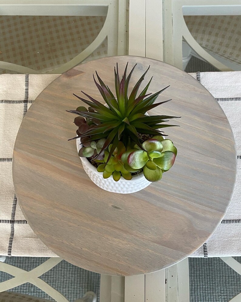 Lazy Susan Extra Large 24 Round Charcuterie Bread Board Giant Etsy