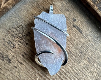 Running sand Gobi agate in sterling silver