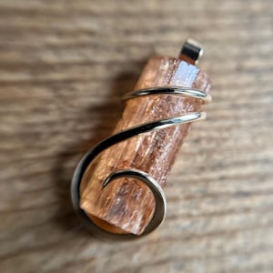 Imperial Topas Kristall in 14k Gold Anhänger