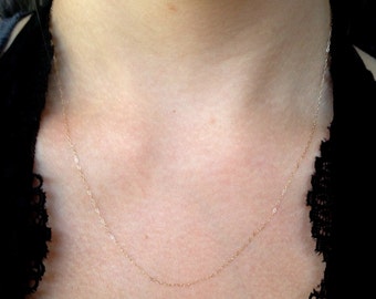 18in 14k yellow gold chain