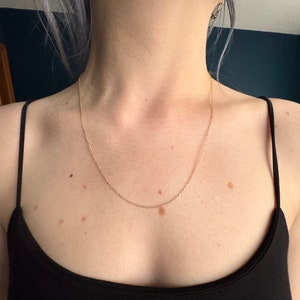 20in 14k yellow gold chain