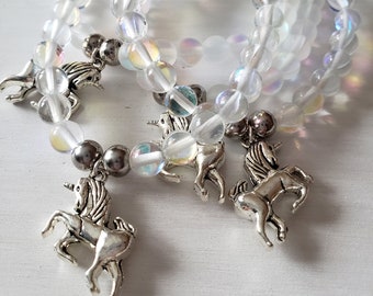 Kid's Children's Iridescent unicorn bracelet