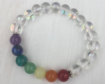 Unicorn Chakra Healing Rainbow Bracelet