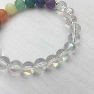 Unicorn Chakra Healing Rainbow Bracelet image 2