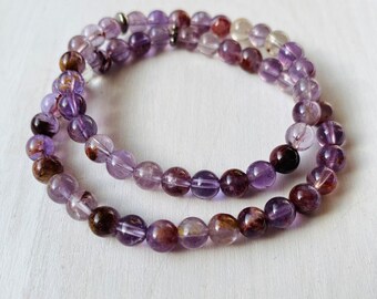 Super seven stretch gemstone healing bracelet