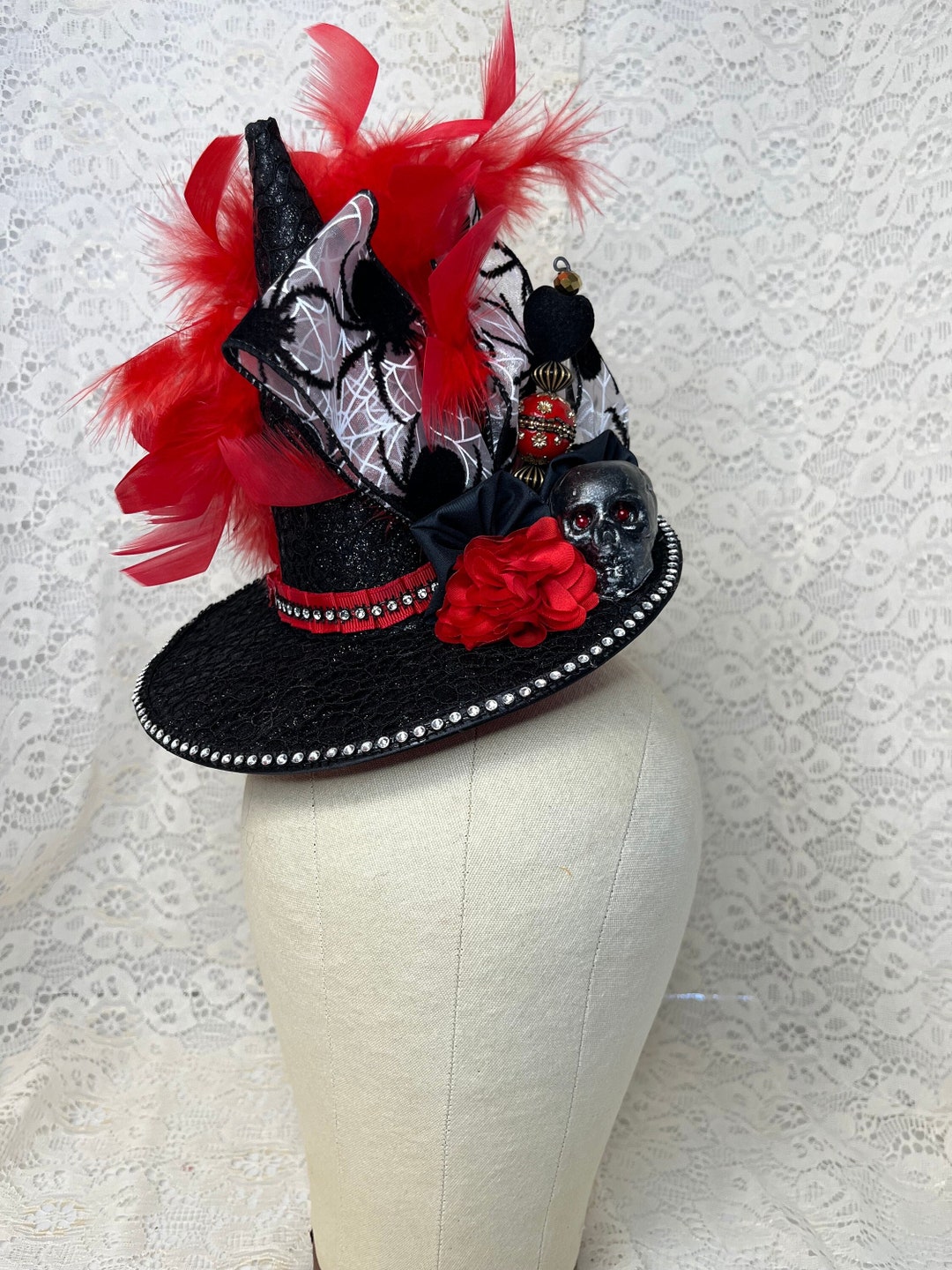 Witch Hat Mini Top Hat Halloween Costume Party Cosplay - Etsy