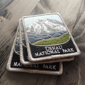 Denali National Park Traveler Patch / Patch Collection / Iron on Patch