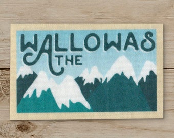 The Walowas - Iron on Patch, Canvas, Oregon, Mountain Range