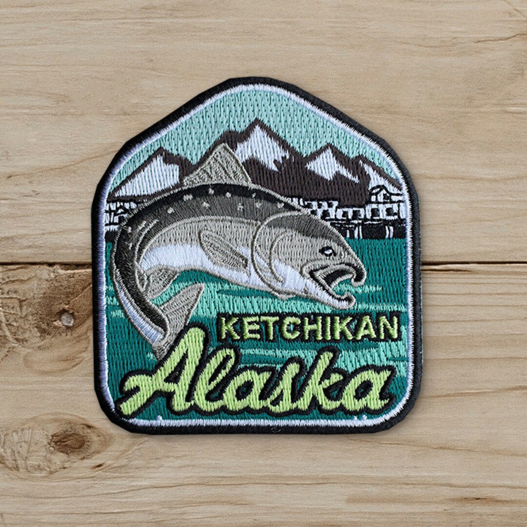 Ketchikan, Alaska Iron on Patch, Canvas, Etsy