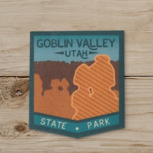 Goblin Valley State Park - Iron on Patch, Canvas, Southwest, Utah