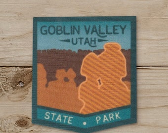 Goblin Valley State Park - Iron on Patch, Canvas, Southwest, Utah