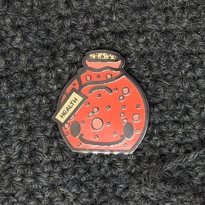Health Potion Hard Enamel Pin Dungeons and Dragons DnD gift Gifts for Gamers Critical Role Tabletop RPG