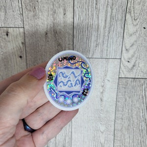 Ocean Virtual Pet Sticker - B Grade - For laptop, tumbler, bottle, and more! Gift for Tamagotchi and VPet lovers, gifts for gamers