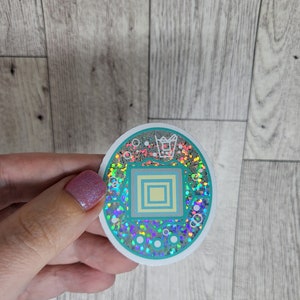 Blue Soda Virtual Pet Sticker - B Grade - For laptop, tumbler, bottle, and more! Gift for Tamagotchi and VPet lovers, gifts for gamers