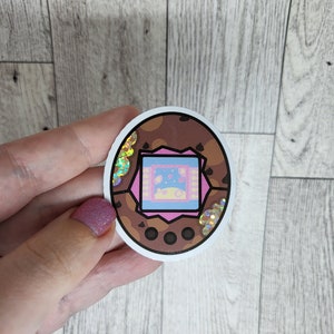 Cookie Virtual Pet Sticker - B Grade - For laptop, tumbler, bottle, and more! Gift for Tamagotchi and VPet lovers, gifts for gamers