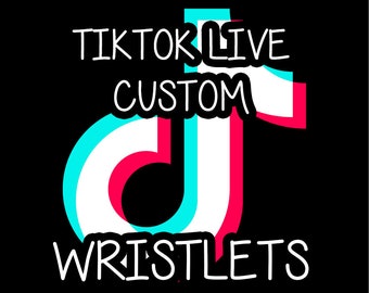 TikTok LIVE CUSTOM WRISTLET Keychain
