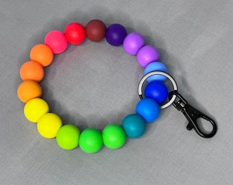 Rainbow WRISTLET Keychain