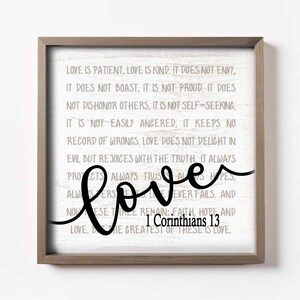LOVE is Patient wand decor 12 x 12 digitaal bestand