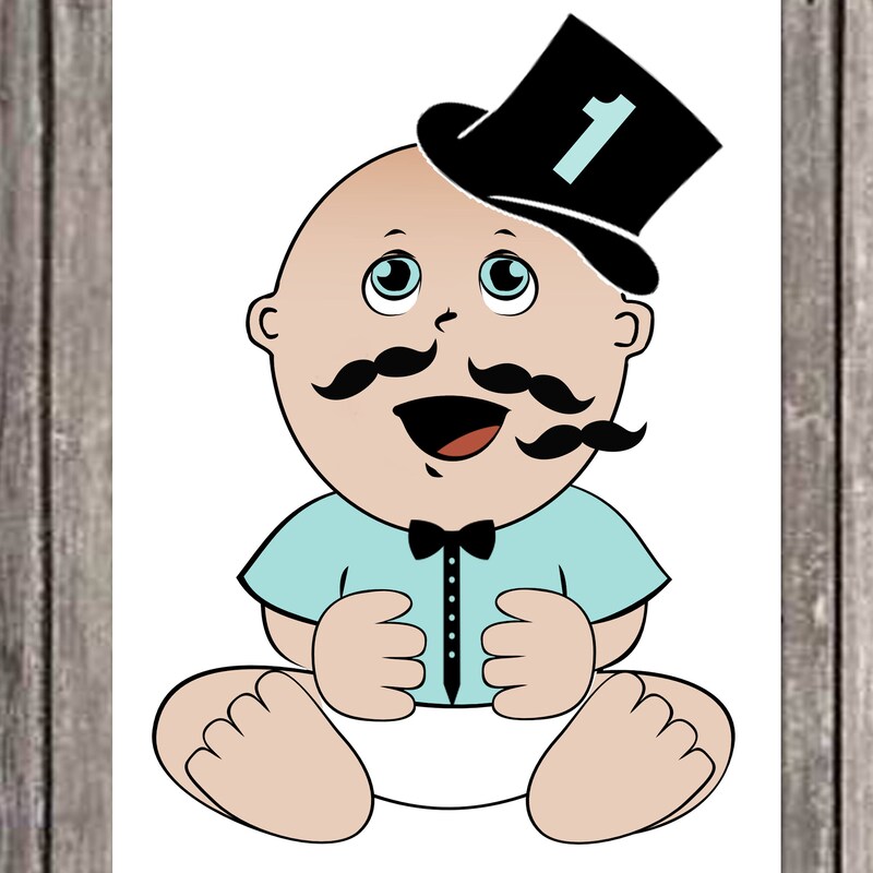 Mustache Game - Etsy