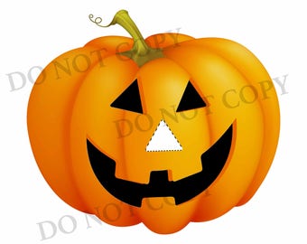 Pin the Nose on the Jack O Lantern Halloween Party Game digital file