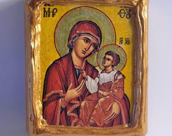 Virgen María Jesucristo Panagia Mitir Theou Madre de Dios Arte religioso Bizantino Griego y Ortodoxo Oriental Monte Athos Cristianismo Icono