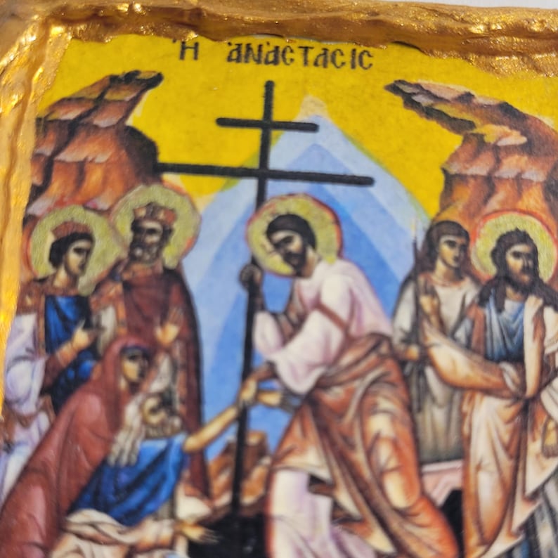 The Resurrection of Jesus Christ the Anastasis Religious Art Byzantine ...