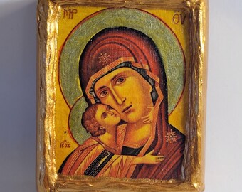 Virgen María con Jesús Theotokos Panagia Glykophiloussa Arte religioso Bizantino Griego y Ortodoxo Oriental Monte Athos Cristianismo Icono
